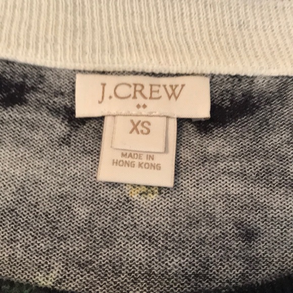 JCrew Navy pineapple sweater - Picture 2 of 4